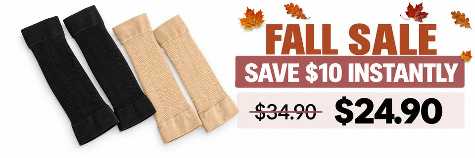 Fall Sale: save $10 instantly. Luveon Sculpting Arm Sleeves, $24.90 instead of $34.90.